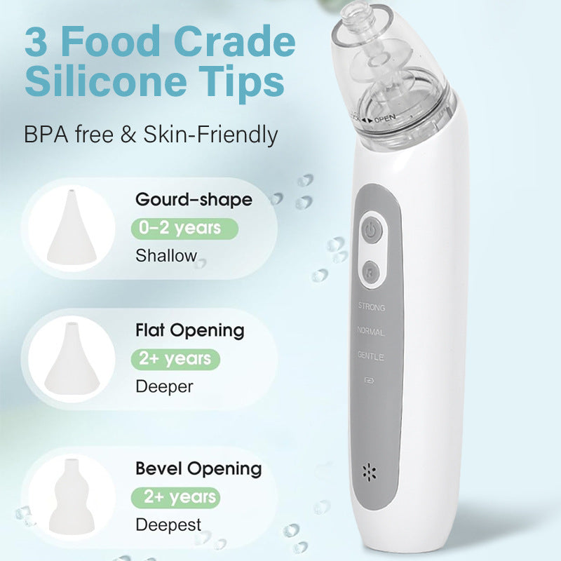 Electric Nasal Aspirator for Babies & Infants - Home Use Mucus Suction Device