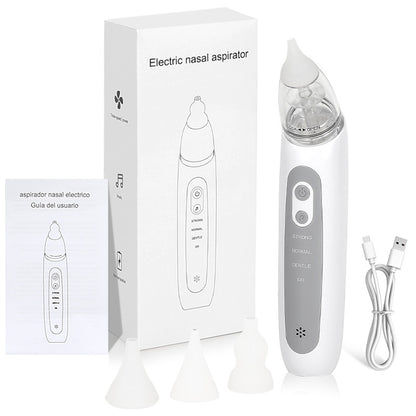 Electric Nasal Aspirator for Babies & Infants - Home Use Mucus Suction Device