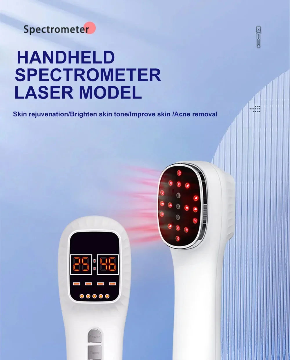 NEW Red Light Therapy For Face Anti Aging Wrinkle Removal Skin Tightening Machine Face Lift LED Light Therapy Facial Massager