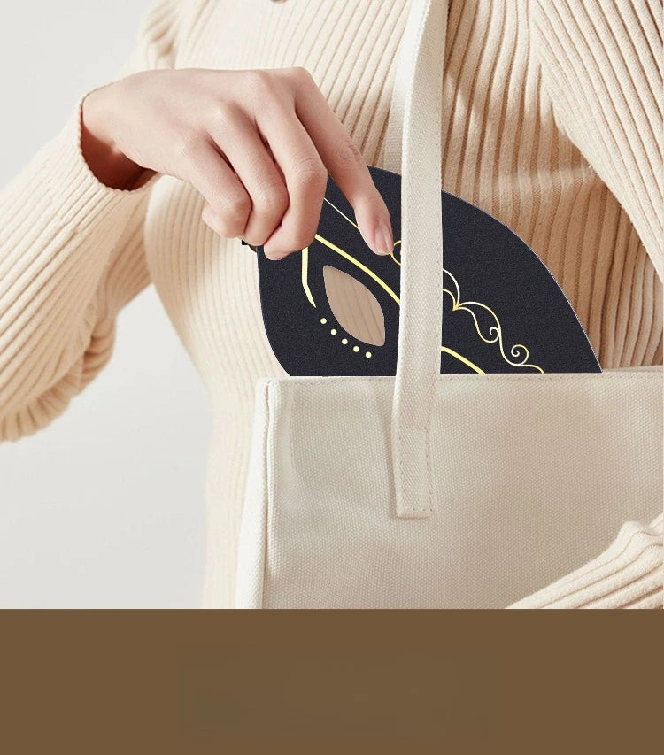 Rechargeable Eye Therapy Mask – Red Light + Warm Compress, Anti-Aging & Puffiness Relief