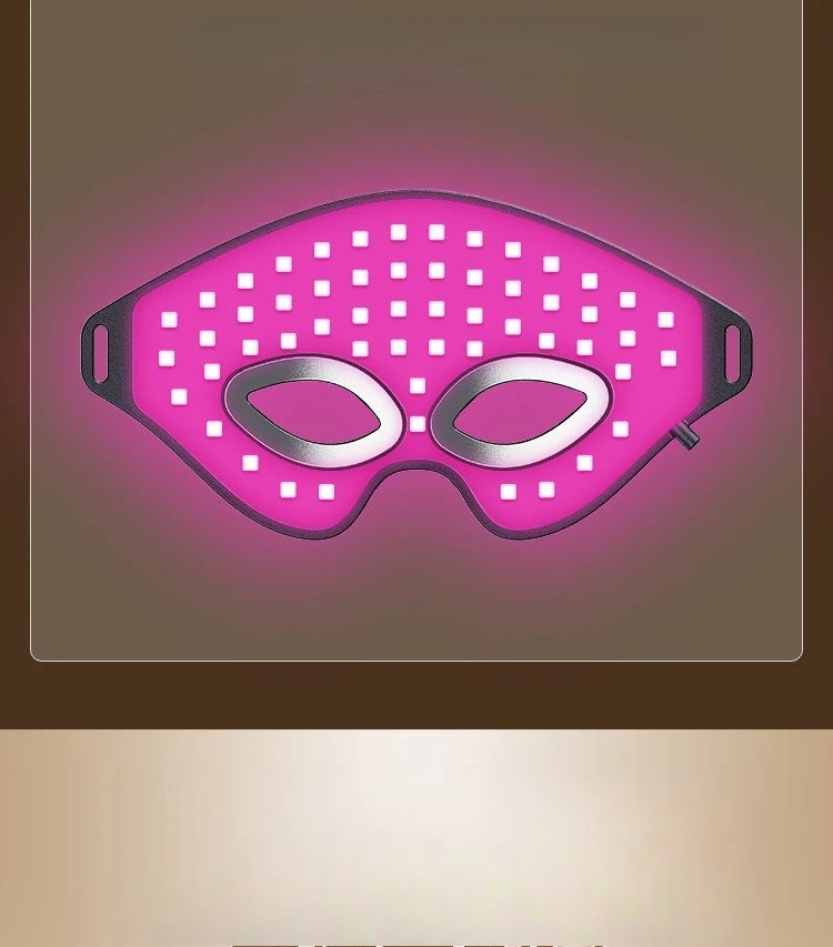 Rechargeable Eye Therapy Mask – Red Light + Warm Compress, Anti-Aging & Puffiness Relief