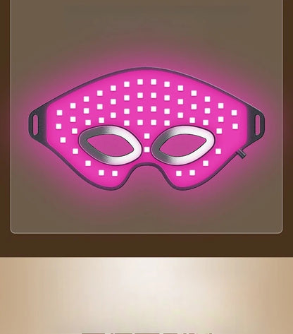 Rechargeable Eye Therapy Mask – Red Light + Warm Compress, Anti-Aging & Puffiness Relief