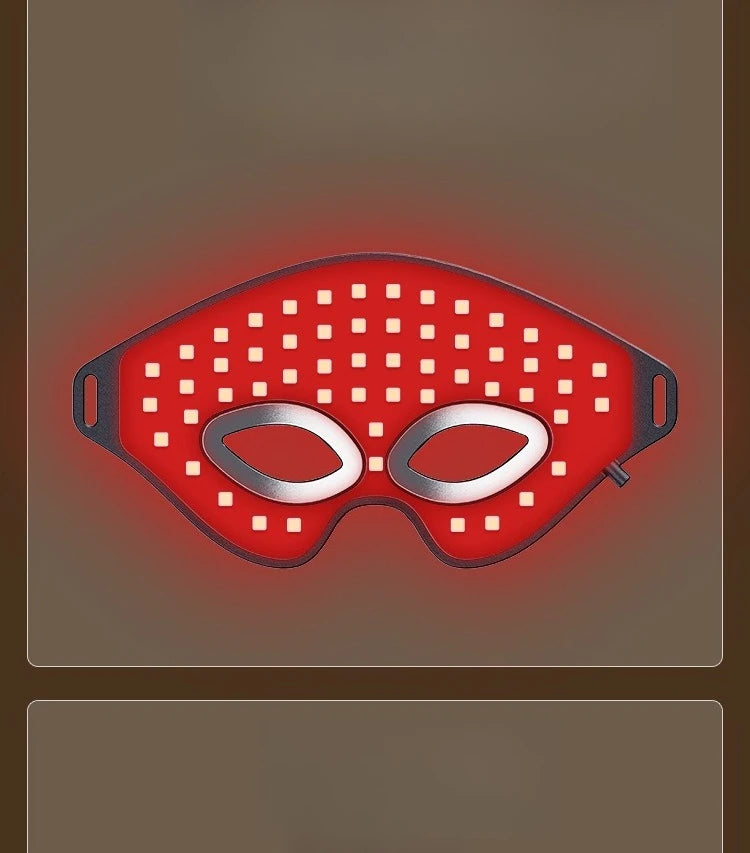 Rechargeable Eye Therapy Mask – Red Light + Warm Compress, Anti-Aging & Puffiness Relief