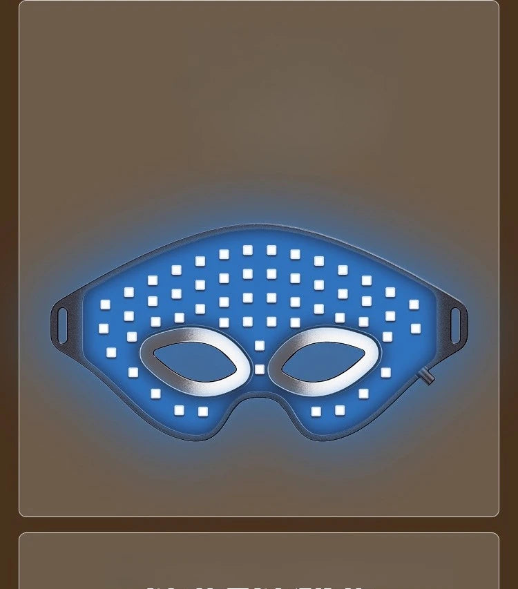 Rechargeable Eye Therapy Mask – Red Light + Warm Compress, Anti-Aging & Puffiness Relief