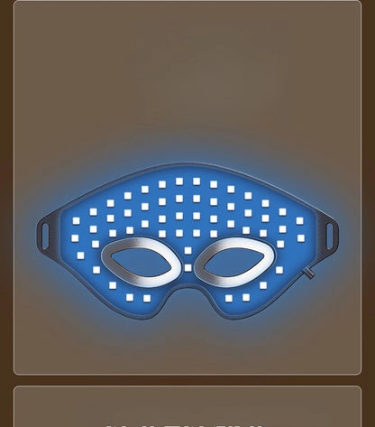 Rechargeable Eye Therapy Mask – Red Light + Warm Compress, Anti-Aging & Puffiness Relief