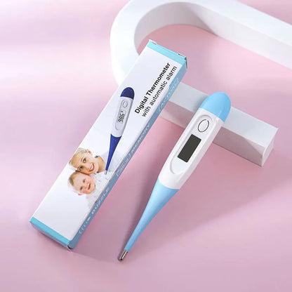 Electronic Digital Thermometer Home Use Soft Head Thermometer Infants Kids Head Mouth Armpit Temperature Measuring Instrument