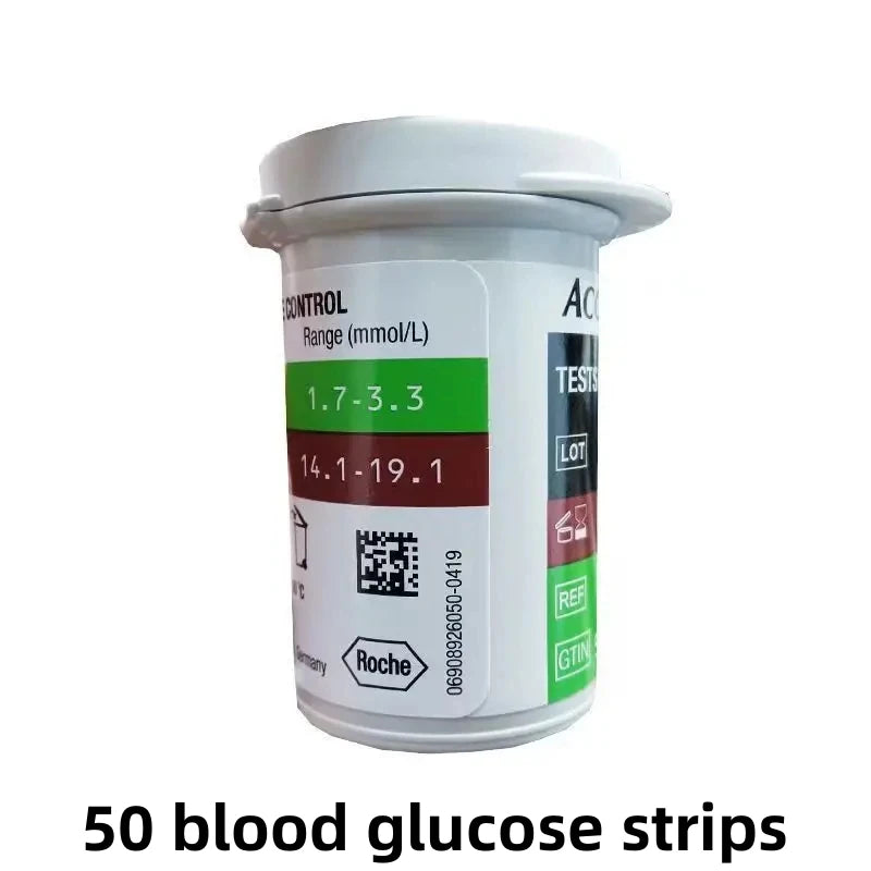 Accu Chek Performa Blood Glucose Test Strips Lancets Sets Blood Sugar Glucose meter Test Kit Glucose Meter ACCU Chek EXP:Maximum