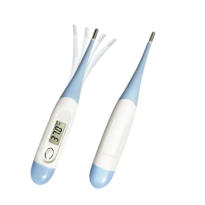 Electronic Digital Thermometer Home Use Soft Head Thermometer Infants Kids Head Mouth Armpit Temperature Measuring Instrument