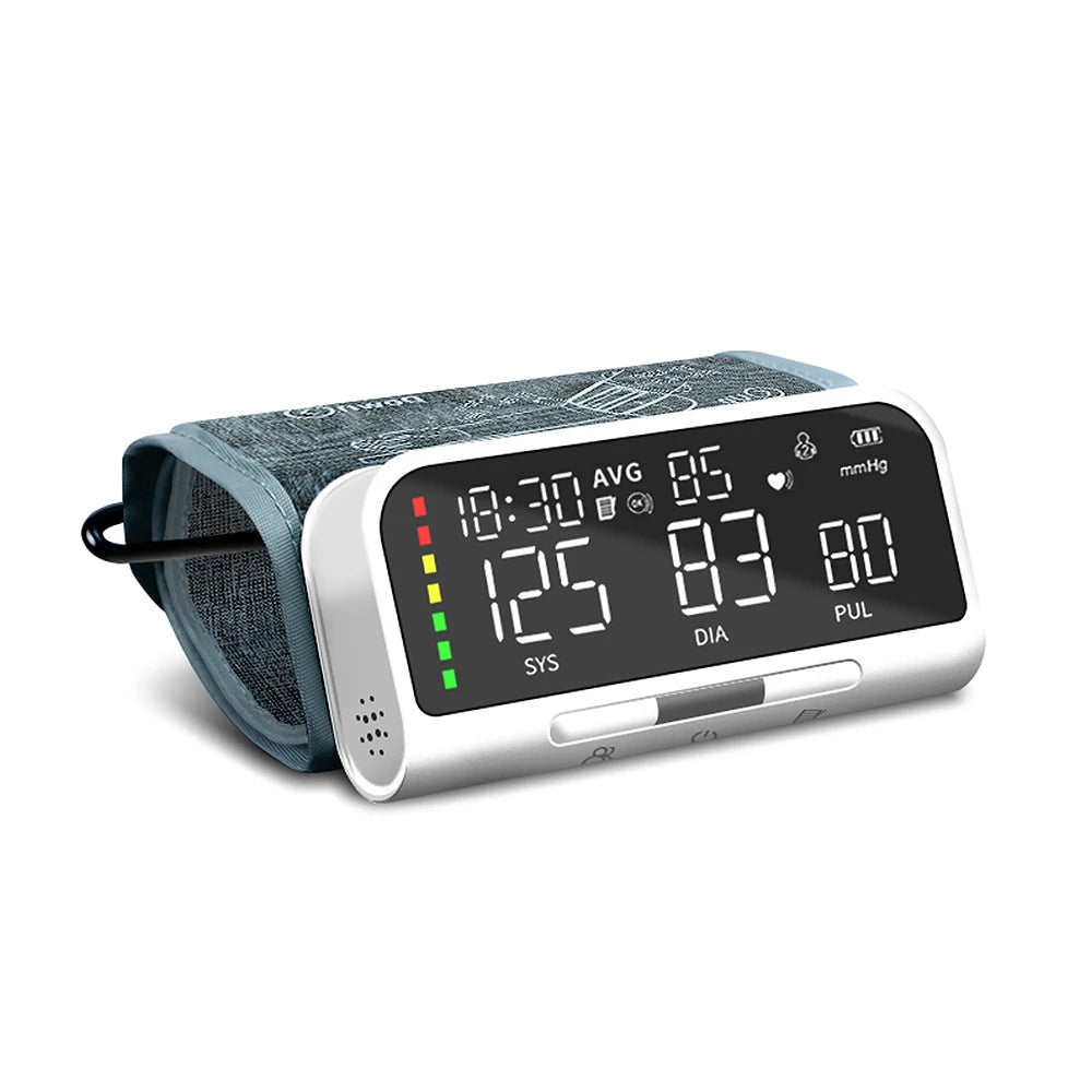 English Voice Blood Pressure Meter Automatic Intelligent Detection Of Blood Pressure Arm Electronic Sphygmomanometer