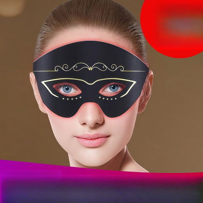 Rechargeable Eye Therapy Mask – Red Light + Warm Compress, Anti-Aging & Puffiness Relief