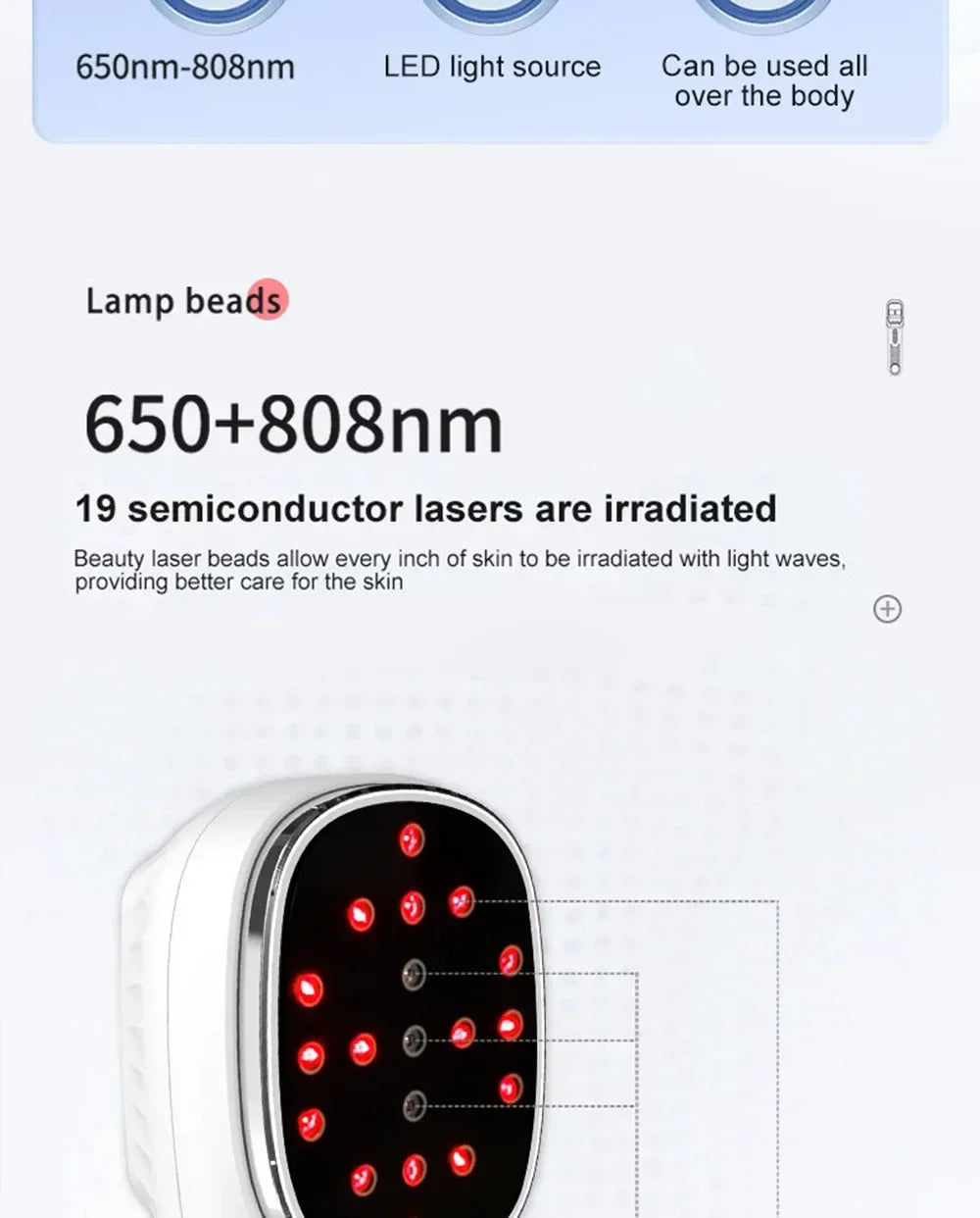 NEW Red Light Therapy For Face Anti Aging Wrinkle Removal Skin Tightening Machine Face Lift LED Light Therapy Facial Massager