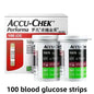 Accu Chek Performa Blood Glucose Test Strips Lancets Sets Blood Sugar Glucose meter Test Kit Glucose Meter ACCU Chek EXP:Maximum