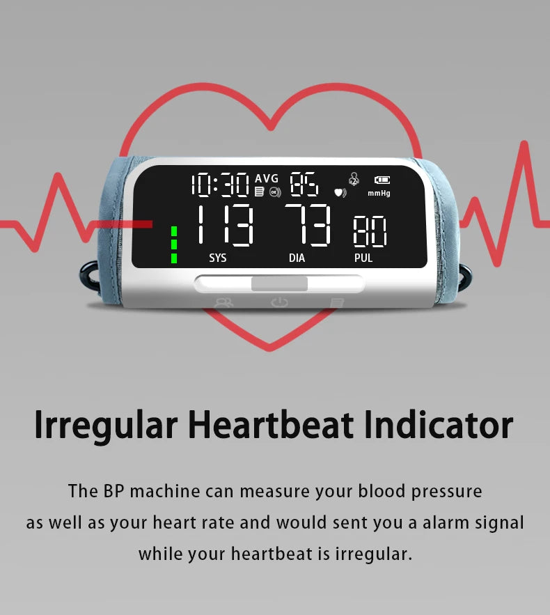 English Voice Blood Pressure Meter Automatic Intelligent Detection Of Blood Pressure Arm Electronic Sphygmomanometer